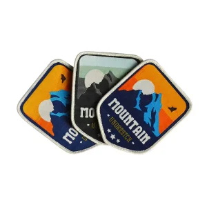 Customized armbands shoulder badges security personnel fabric patches embroidery custom made shoulder covers patches