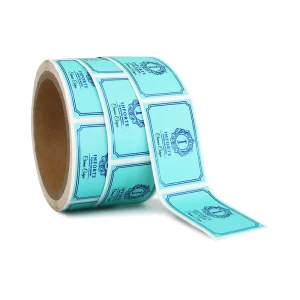 Customized self adhesive texture printing hot stamping essential oil labels beauty care stickers