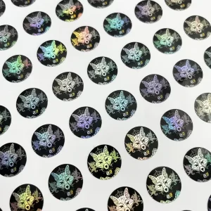 Customized waterproof self adhesive cosmetic labels stickers packaging printing with logo