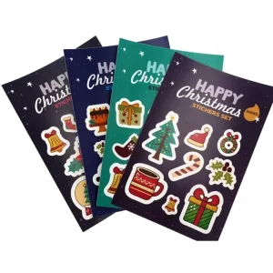Cute Cartoon Custom Waterproof Printing Vinyl Transparent PVC Film Kids Logo Kiss Cut Sticker
