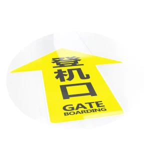 Cute Removable Anti Slip PVC Floor Decals Custom Eco friendly Waterproof Adhesive Safety Stickers for Events