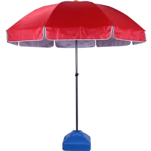 D5759 Customize Logo Advertising Umbrella High Quality Outdoor Fishing Beach Parasol Big Beach Umbrella Outdoor Garden Umbrellas