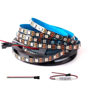 DC5V WS2812b Addressable RGBIC Pixel LED Strip Light SMD5050RGB 30 60 144 Leds m IP20 IP65 IP67 DMX512 Bar KTV Nightclub Project