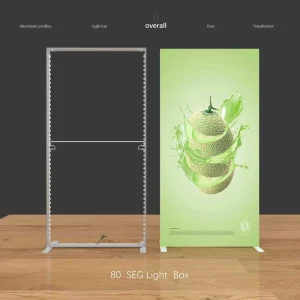 DISPLAY Custom Size SEG Aluminum Frame Light Box Advertising Textile Frameless Backlit LED Light Box Display With Fabric
