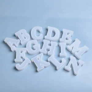 DIY Handmade 26 Letters Alphabet Silicone Mold for Resin