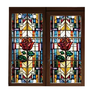 DIY Makeover Factory Decorative Static Cling Frosted Electrostatic Glass PVC Window Film Self for Home Privacy