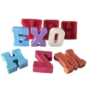 DIY Resin Craft 4inch Small Alphabet Mold Letters A Z Red Blue White Candle Chocolate Home Decor Silicone Model