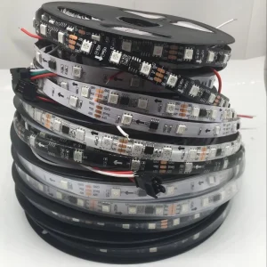 DMX512 LED Strip 5050 RGB 5V 12V 24V 30/60LED Ws2812 Ws2811 IC Addressable Color RGB Magic Color Smart LED Strip Light IP33 IP65