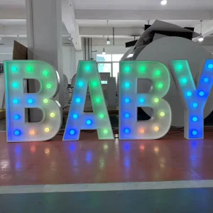 DS Birthday Marquee Neon Numbers RGB Neon Letters Customized Size for Office Retail Shop Birthday Party Decorations