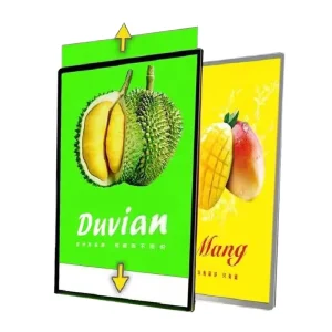 DX 2401 27 A1 A4 Wall Mounted 5000 Lumens Dustproof LED Light Box Menu Aluminum Poster Frame Advertising Sign