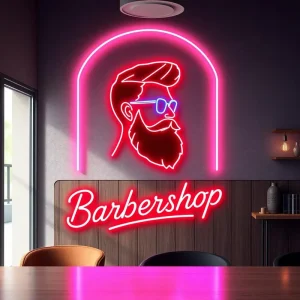 Decoracion Lettering Light Logo Barber Custom Neon Sign Neon Lights for Beauty Salon