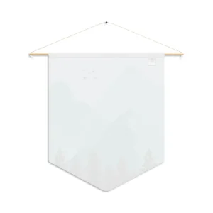 Decoration Custom Logo Canvas Pennant Banner Cloth Wall Advertising Display of Any Size Custom Blank Wall Hang Flag