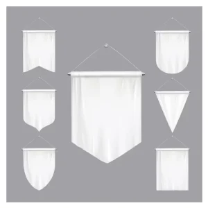 Decoration Custom Logo Pennant Banner Cloth Wall Advertising Display of Any Size Custom Add Text Photo Wall Hang Flag