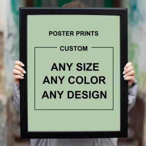 Decoration Poster Factory Cmyk Digital Printing Custom Design Poster for Kids Room