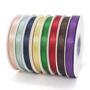 Decoration Ribbon Printed Satin Ribbon With Logo for Gift Craft Packing