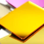 Decorative Gold Acrylic Mirror Sheet with 2mm Lightweight Design Shatterproof Mirrored Board for Home Decor