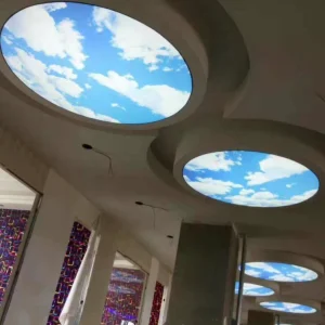 Decorative PVC Stretch Ceiling Film Plafond Tendu Film Starry Sky Space Design 3D UV Printing Roofing Ceiling