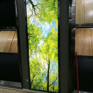 Decorative Plafond Tendu Hotel Suspend Film 3D UV Printing PVC Stretch Ceiling Film