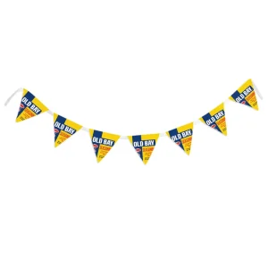 Decorative Promotional Advertising Polyester Fabric Printed Triangle Pennant String Bunting Flag