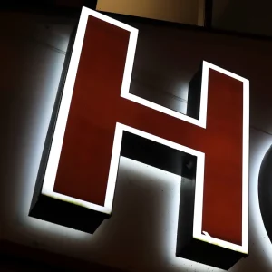 Decorative Seamless Welded Eco friendly Cold resistant Outdoor Signage LED Business Signage Stainless Steel Letters
