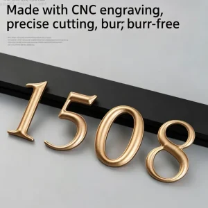 Decorative Solid-Carved 3D Aluminum Letters and Numbers for Office Signs Advertising Direction