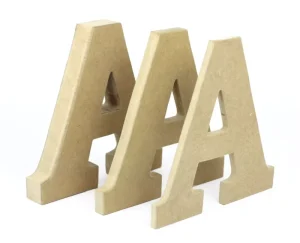 Decorative Wooden Letters MDF Alphabet Letter