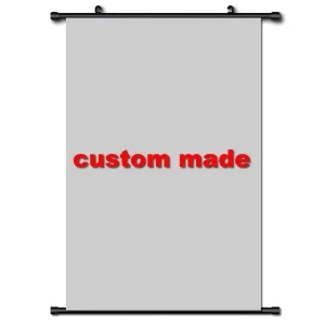 Demon Hunter Wall Hanging Roll up Decorative Poster Custom Logo Design Printed Plastic Scroll Hanging Banner