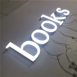 Design Wall Mounted Acrylic Led Letter Sign for Shop
