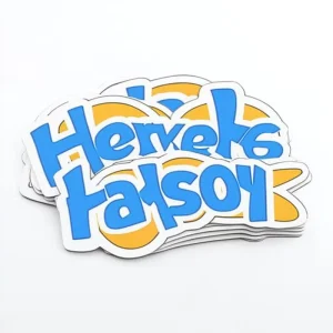 Designed Adhesive PVC Label Sticker Printed Logo Vinyl Stickers