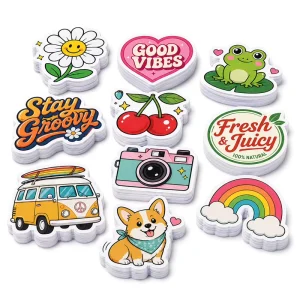 Die Cut Vinyl Custom Sticker Waterproof Adhesive Craft Candle Labels Personalized Full Color Print Custom Shape