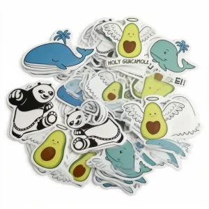 Die Cut Vinyl Print Label Stickers Creator Printing Adhesive Kiss Cut Sheet Free Proofing Packaging Gloss Company Design