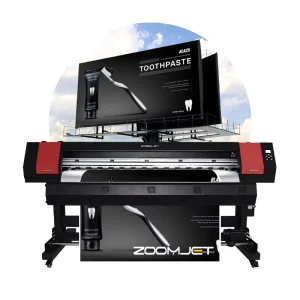Digital Inkjet 1.8m Eco Solvent Printer with Dx5 Print Head Sign Advertising Stickers Indoor Outdoor Printing Machine