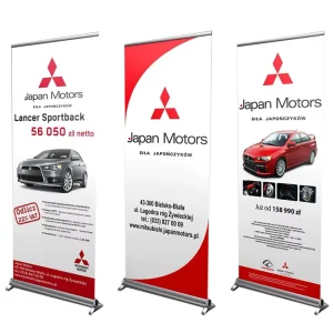 Digital Print Advertising Aluminum Roll up Banner Retractable Pull up Banner Display Roll up Banner