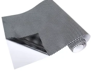 Digital Printing Perforated Vinyl Sticker Window Film Decal Self Adhesive One Way Vision Roll Displays Privacy Protection For