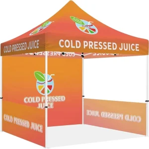 Direct Sale From Manufacturers Custom 3*3m Pop up Outdoor Advertising Tent with Logo for Promotions