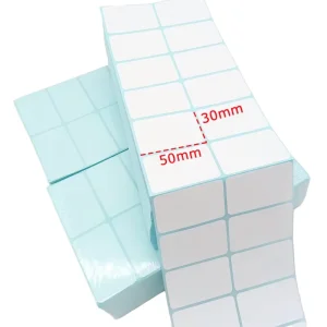Directly Thermal Waterproof White Paper Adhesive Label Stickers High Quality Shipping Logistic Supermarket Printing Sizes
