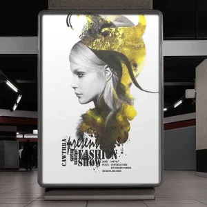 Display Advertising Textile LightBox High Bright Frameless Slim LED Large Fabric Light Box