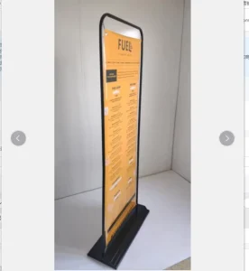 Display Banner Door Shape Banner Stand