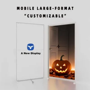 Display Easy Lightbox Led Advertising Frame Aluminium Profile Portable Retail Combine Fabric Modular Display