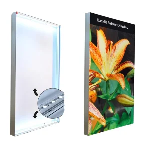 Display Light Box High Brightness Tension Fabric Light Box Tool Free Assembly Indoor Advertising Sign