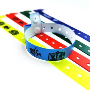 Disposable Vinyl Wristbands for Event and Hotel Identification Bracelet for Guest Engagement