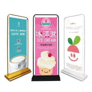 Door shaped Display Stand Standing Poster Display Stand Floor standing Poster Display Stand