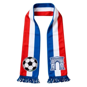 Double Sided Custom Logo Football Fans Scarf World Cup Supporters Advertising Celebrations and Event Decoration