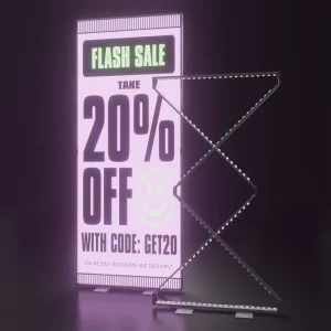 Backlit Fabric LED Aluminum Frameless Light Box SEG Exhibition Trade Show Light Boxes Fabric Light Box