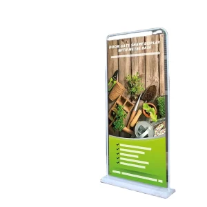 Double Sided Door Shape Roll up Banner Stand 60x160cm 80x180cm Advertising Equipment Material
