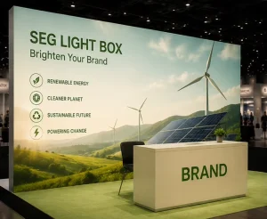 Double Sided LED Fabric Light Box for Promotional Display