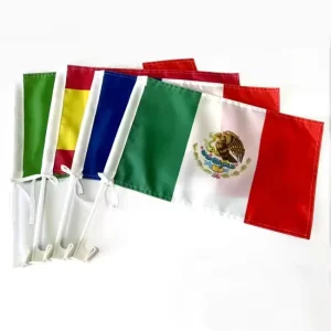 Double Sided Printed Custom Pattern 14x21cm All Countries Mini Small Waving Polyester American Hand Flags
