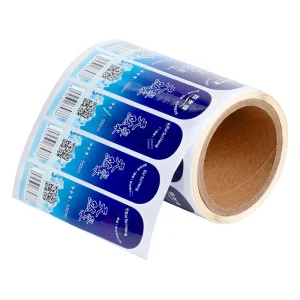 Double Sided Printed Roll Self-Adhesive Labels Colorful Transparent PVC Low-Temperature Resistant Customizable Beer Bottles