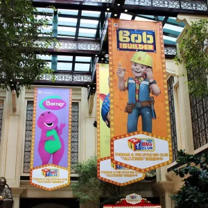 Double Sided Printing Advertising Hanging Banner Custom Print Hanging Scroll Banner
