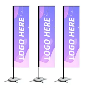 Double Sided Teardrop Pennant Banner Flag High Visibility Durable Reusable Polyester Sports Tournaments Advertising Promotional